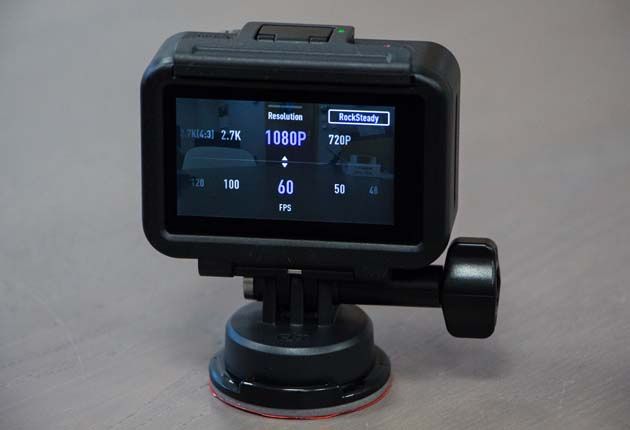 DJI Osmo Action - ustawienia rozdzielczości i płynności nagrywania