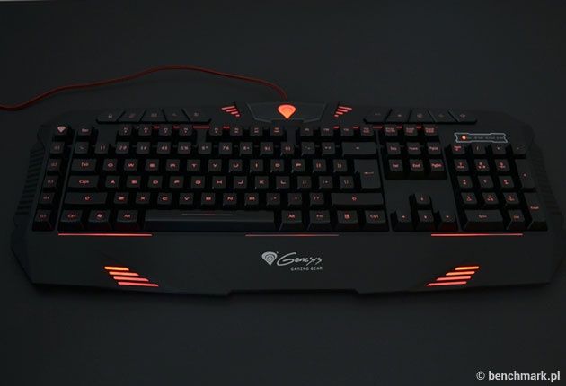 Natec Genesis RX66 podświetlenie w nocy