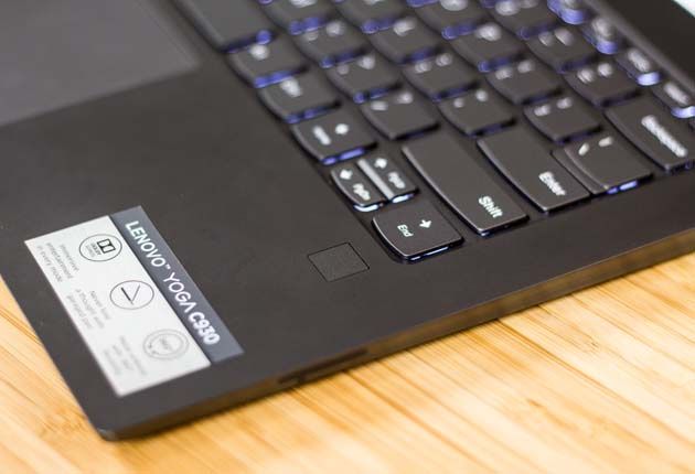Lenovo Yoga C930 czytnik linii papilarnych