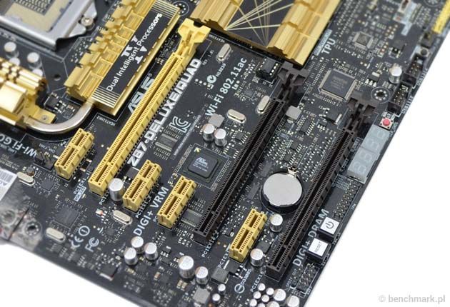 ASUS Z87-Deluxe/Quad złącza rozszerzeń