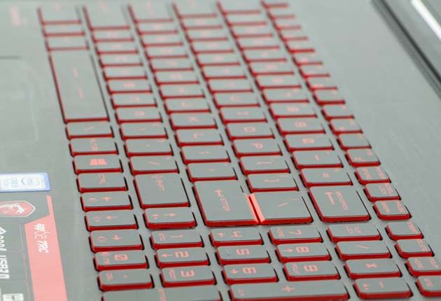 MSI GV62 klawiatura