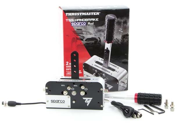 Thrustmaster TSS Handbrake Sparco Mod - co w zestawie