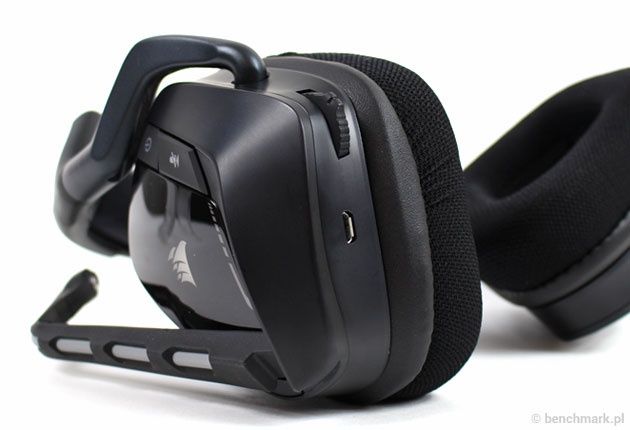 Corsair Void RGB Wireless - pokrętło do zmiany profili