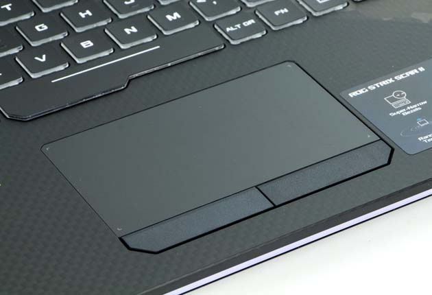 ASUS ROG Strix Scar II GL504 touchpad