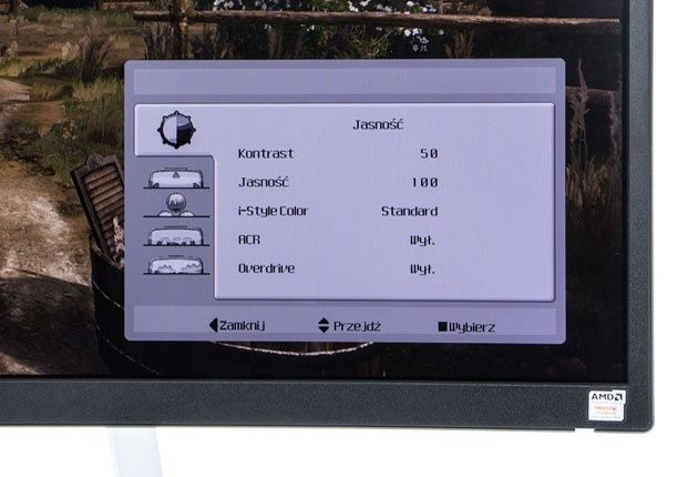 iiyama G-Master G3266HS Gold Phoenix menu OSD