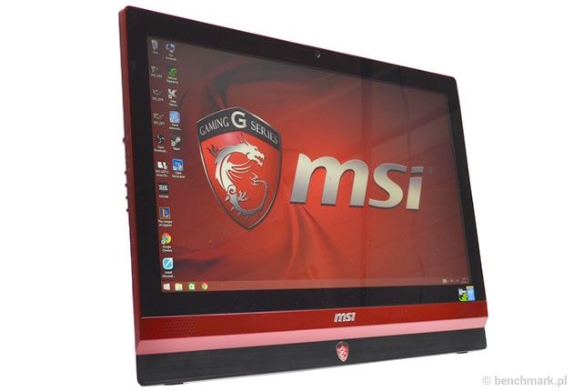 MSI AG240 widok z profilu