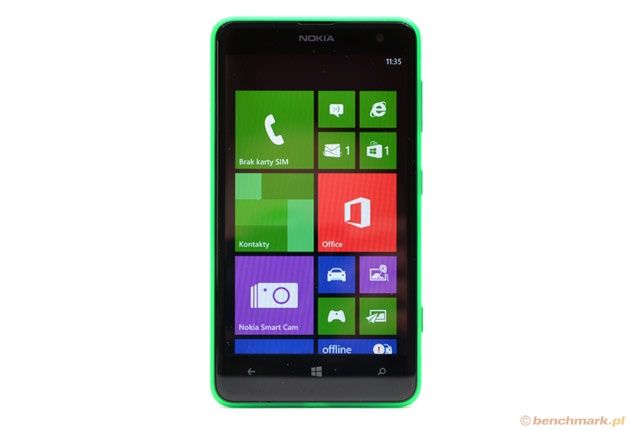 Nokia Lumia 625 przód