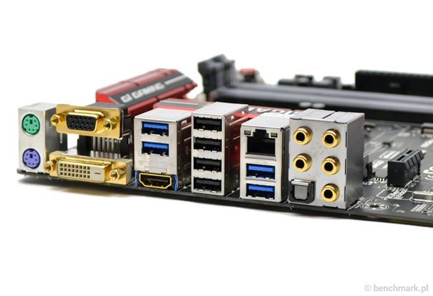 Gigabyte Z97X Gaming 7 tylny panel