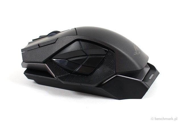 Asus ROG Spatha - rozmieszczenie przycisków bocznych