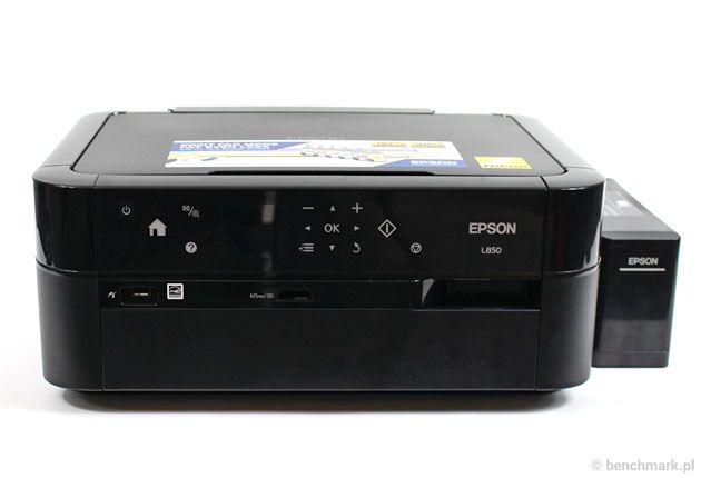 Epson L850 panel sterowania
