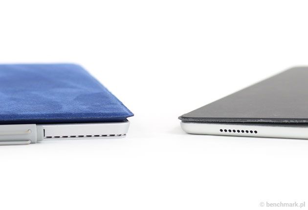 Microsoft Surface Pro 4 i iPad Pro bok