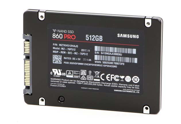 Samsung SSD 860 PRO 512 GB
