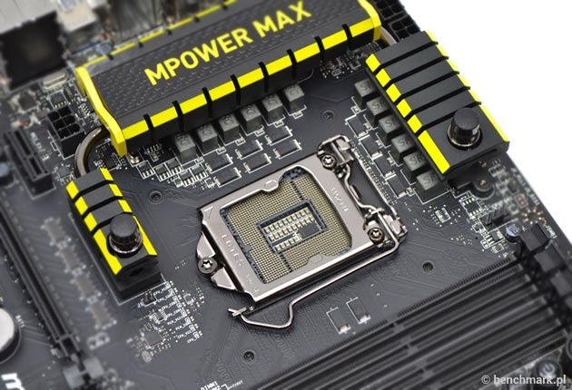 MSI Z97 MPower MAX AC sekcja chłodzenia