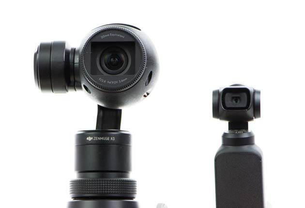 Dji Osmo Pocket i Dji Osmo - rzut na kamery