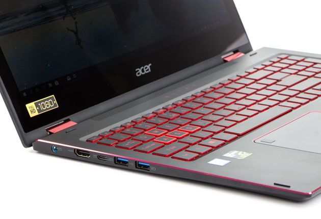 Acer Nitro 5 Spin lewy bok
