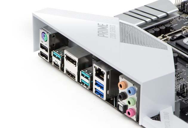ASUS Prime Z390-A - tylny panel