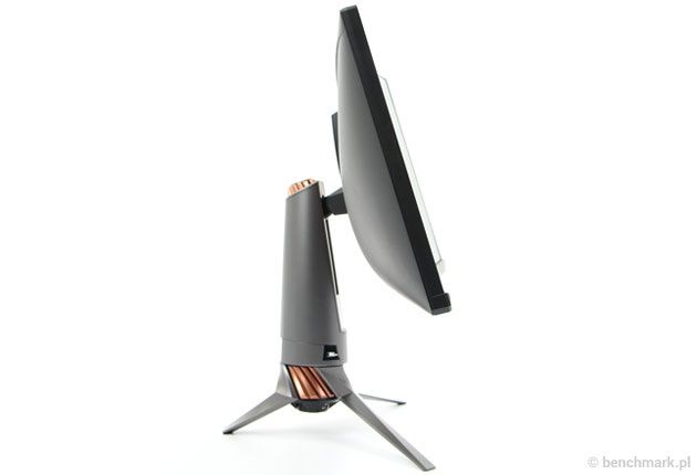 Asus ROG PG348Q regulacja kąta nachylenia