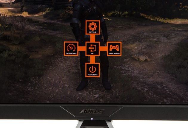 Gigabyte Aorus KD25F menu skrócone