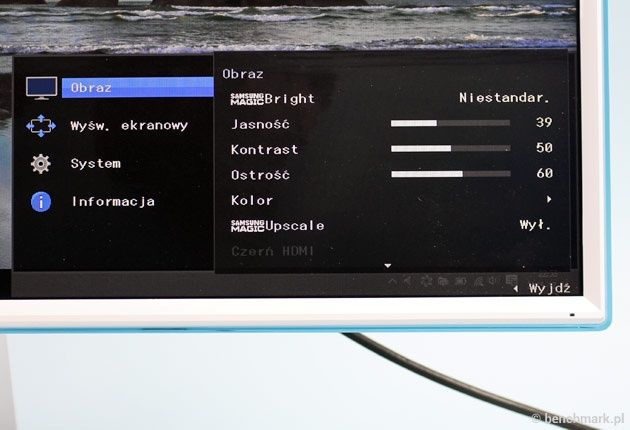 Samsung S27E370DS menu