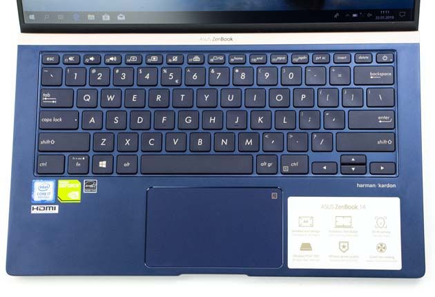 Asus ZenBook UX433 klawiatura