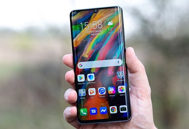 Huawei P30 Pro ekran pełna jasność