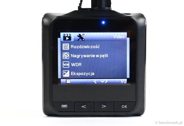 Xblitz P100 - menu