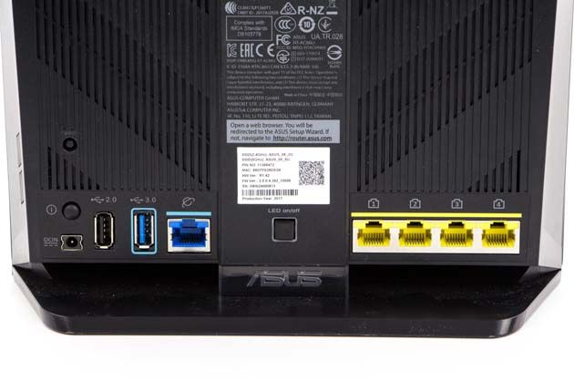 Asus RT-AC86U - interfejsy