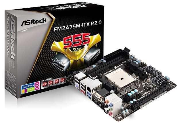 ASRock FM2A75M-ITX R2.0 płyta główna zdjęcie opakowanie