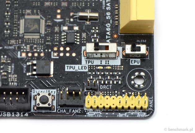 ASUS Z87-Deluxe/Quad przyciski
