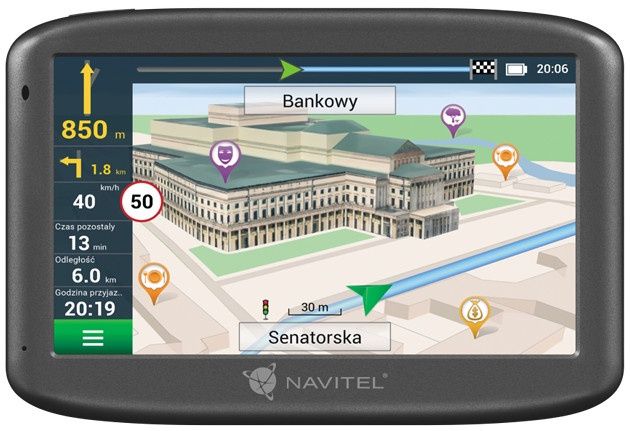 Navitel E505 Magnetic przód