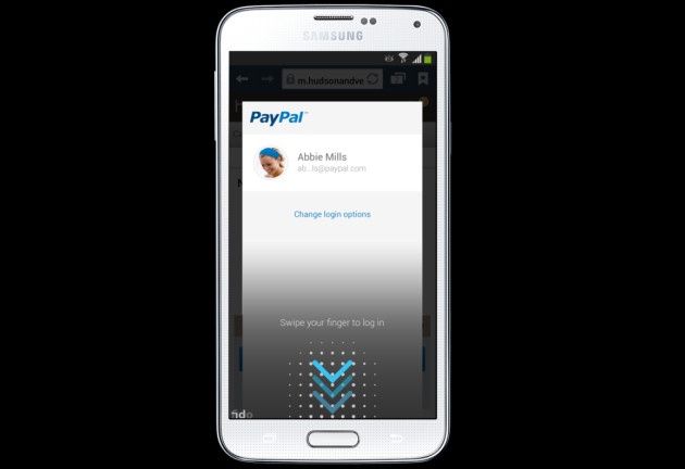 Samsung Galaxy S5 smartfon PayPal