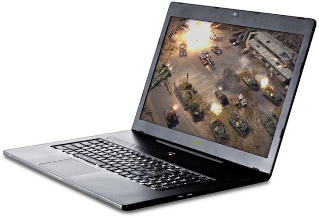 Schenker XMG C703 laptop do gier widok