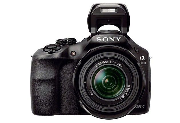Sony A3000 aparat widok przód