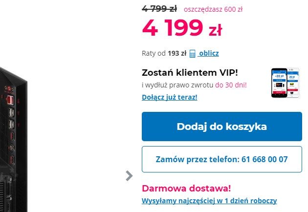 Komputronik karta cena