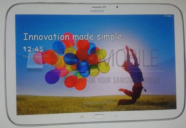 samsung galaxy tab 3 plus wygląd przód nieoficjalna specyfikacja