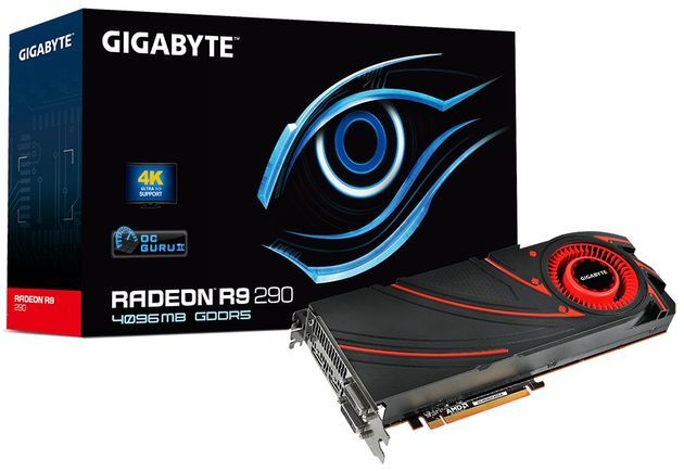 Gigabyte Radeon R9 290 karta graficzna zdjęcie