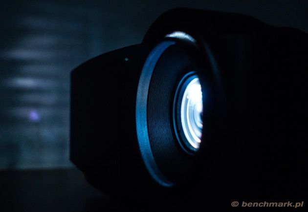 InFocus IN119HDx w trakcie projekcji