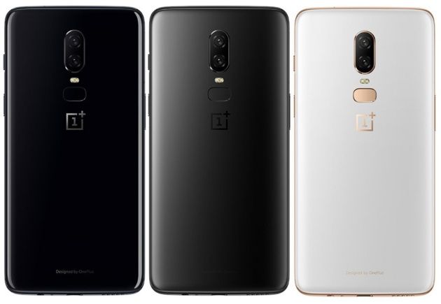 OnePlus 6 kolory
