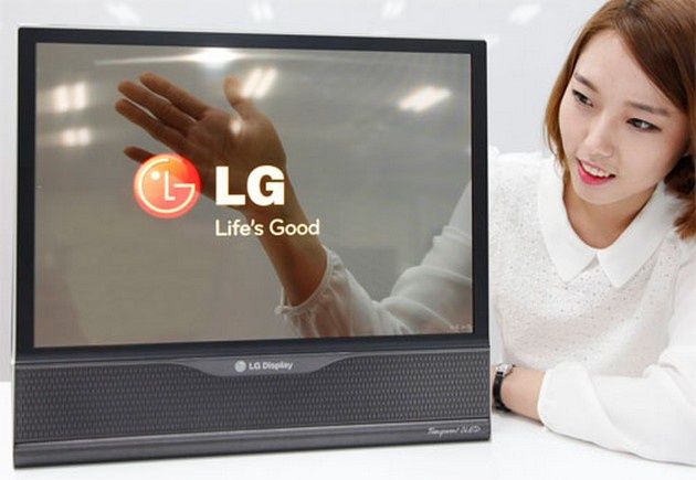 LG OLED przezroczysty