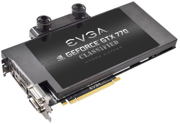 EVGA GeForce GTX 770 Classified Hydro Copper karta graficzna zdjęcie