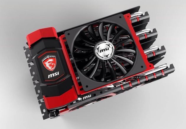 MSI mostek 4-way SLI z wentylatorem