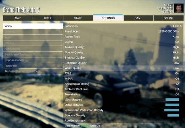 GTA 5 PC ustawienia