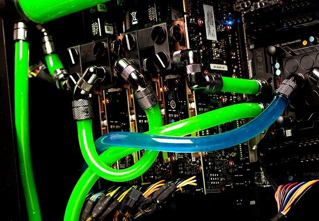 Actina Actina GameON i3968n 4 way SLI Ultimate XPower komputer zdjęcie chłodzenie cieczą