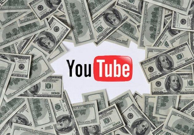 YouTube pieniądze