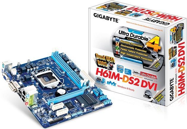 Gigabyte GA-H61M-DS2 DVI płyta główna zdjęcie opakowanie