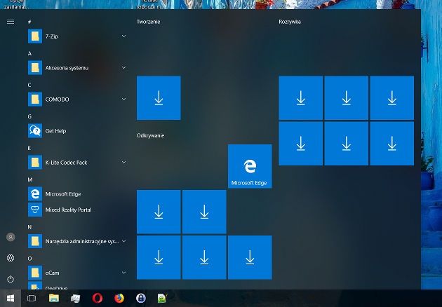 Windows 10 ponownie aplikacje windows store