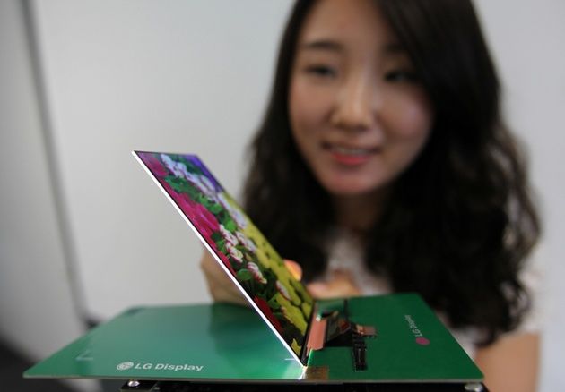 LG panel najcieńszy 5,2 cala bok