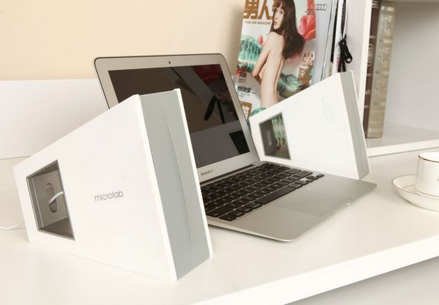 Microlab FC10 głośniki wygląd