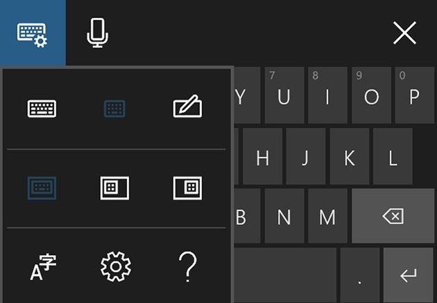 Windows 10 Fall tekst