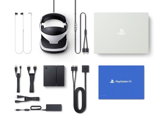 PlayStation VR - zawartość zestawu